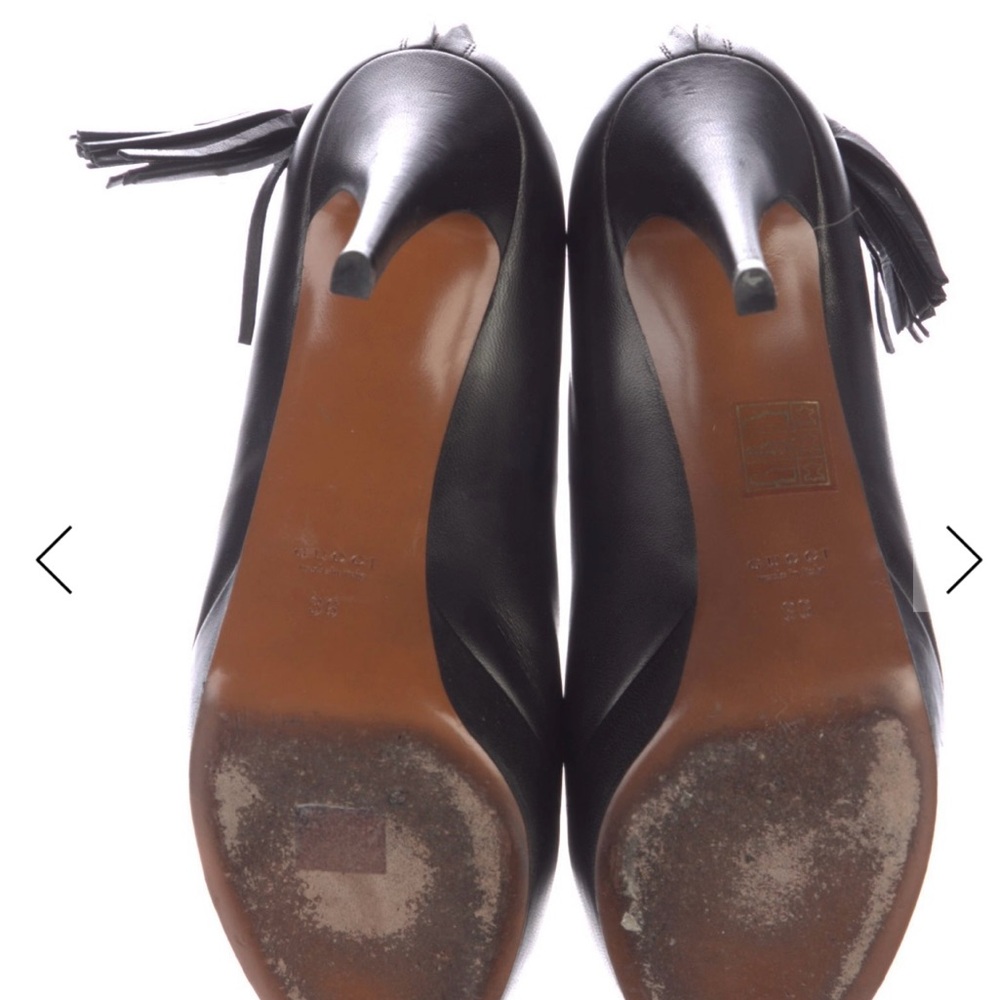 Gucci Black High Heel Shoes Timeless Elegance - Picture 5 of 5